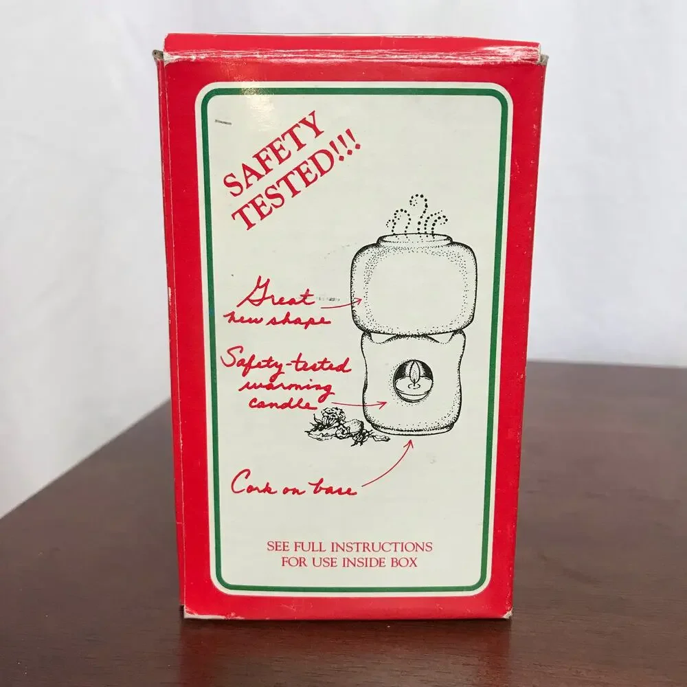 Potpourri Press VTG Christmas Villagers Carolers Room Scenter Decor Tea Light